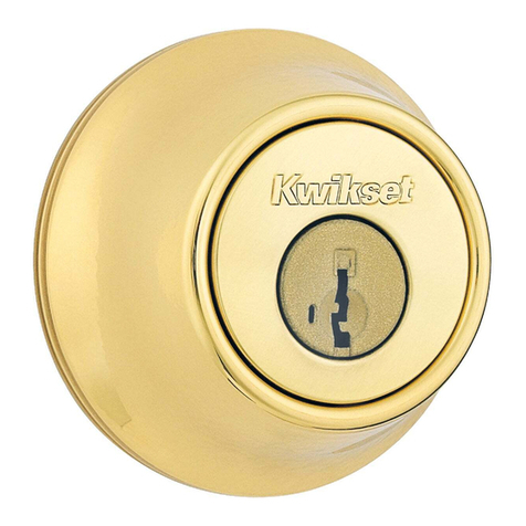 Kwikset Deadbolt Series User manual Kwikset Deadbolt Series User manual