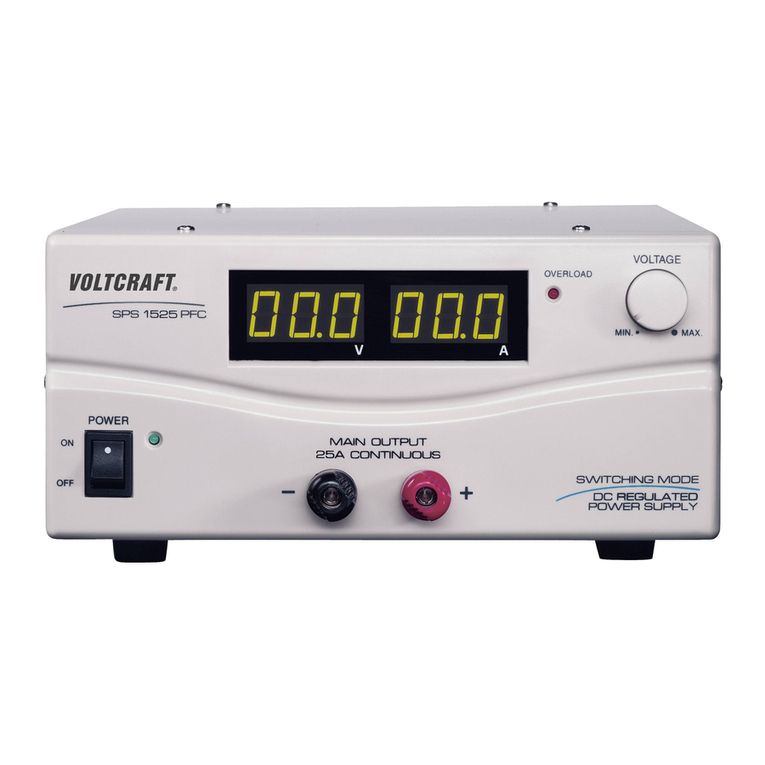 VOLTCRAFT SPS 1525 PFC User manual
