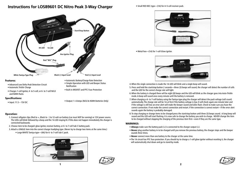 Team Losi LOSB9601 instructions