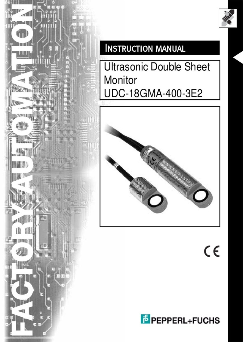 Pepperl+Fuchs UDC-18GMA-400-3E2 User manual