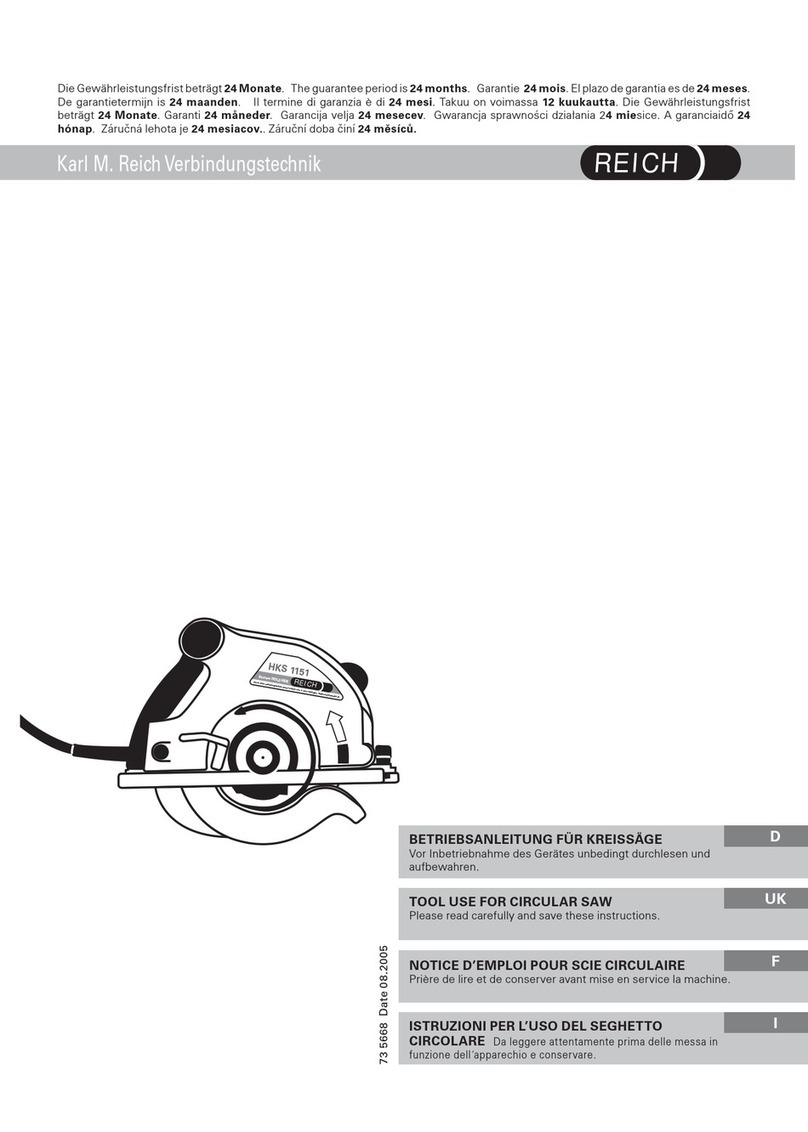 REICH HKS 1151 user manual