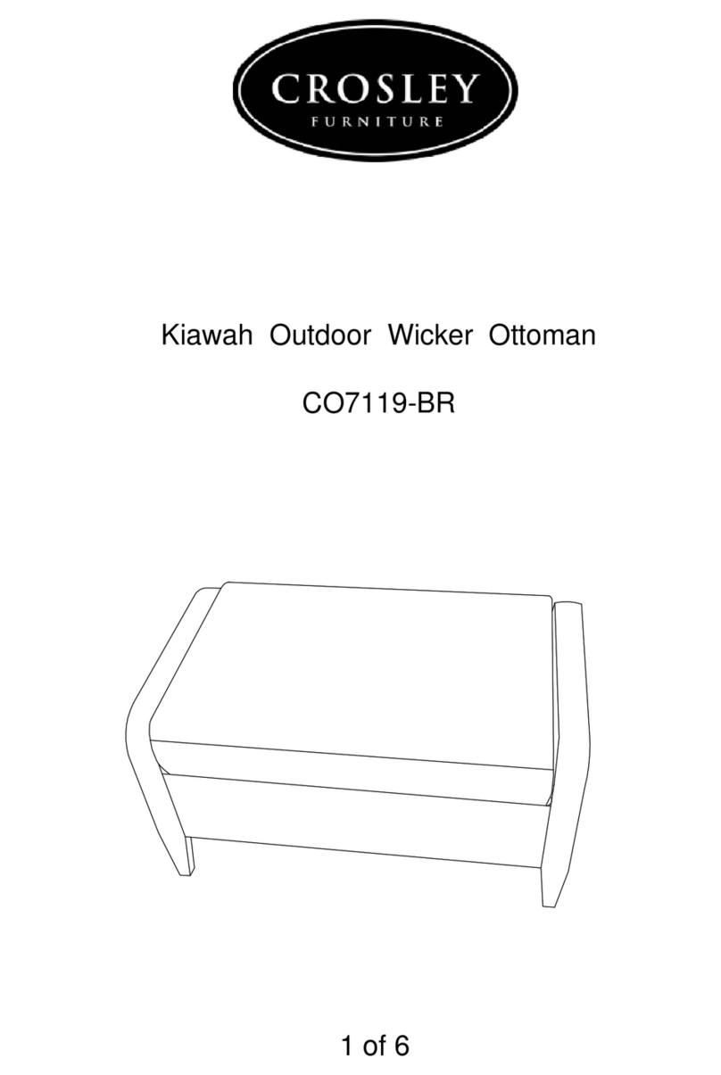 Crosley Kiawah CO7119-BR User manual Crosley Kiawah CO7119-BR User manual