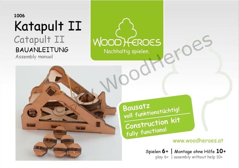 WOOD HEROES Catapult II Assembly manual