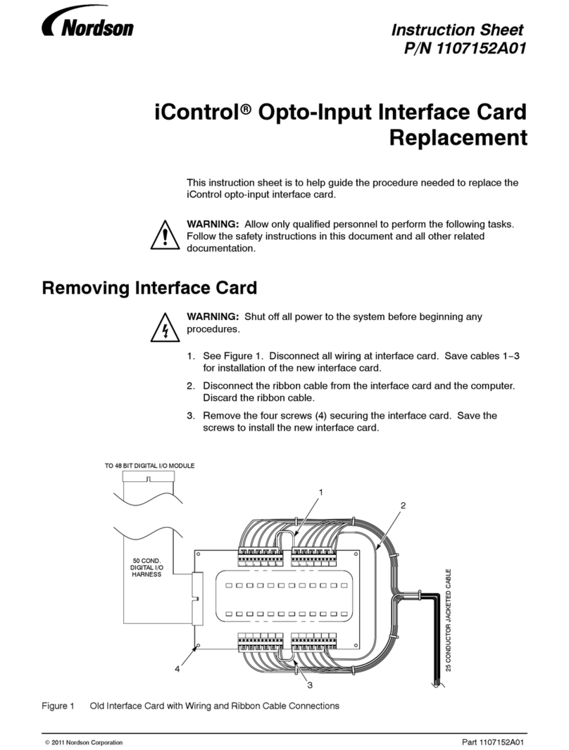 Nordson iControl instruction sheet