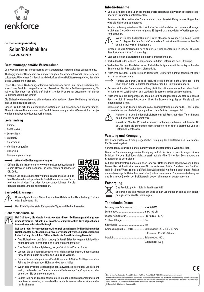 Renkforce 1407477 operating instructions