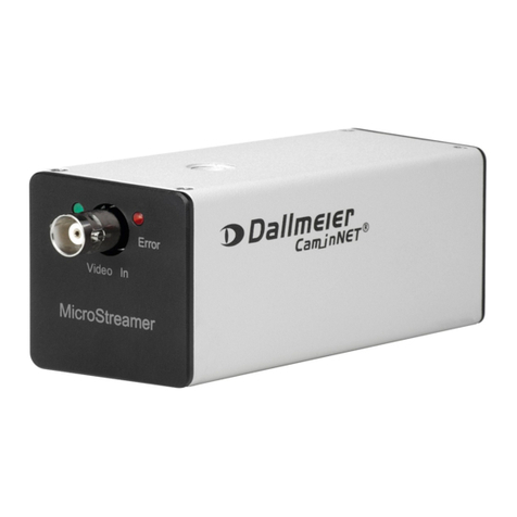 dallmeier MicroStreamer-PoE Operating and maintenance instructions