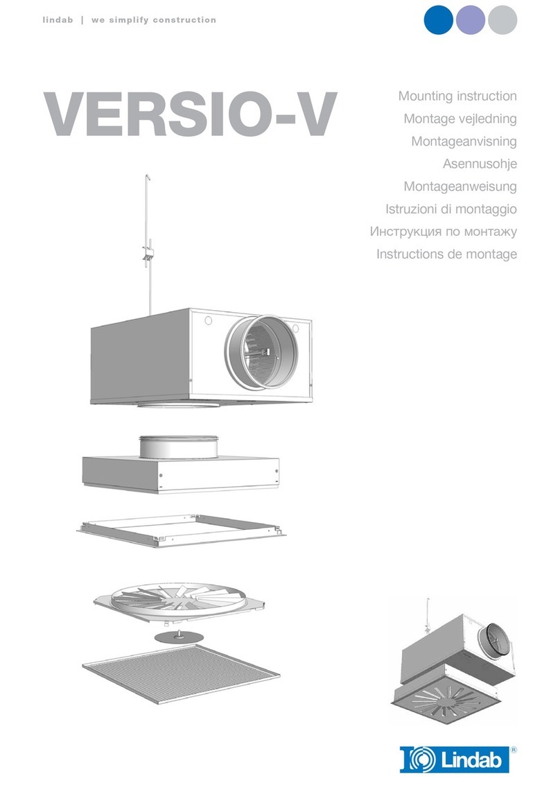 Lindab Versio-V PS1-4 User guide