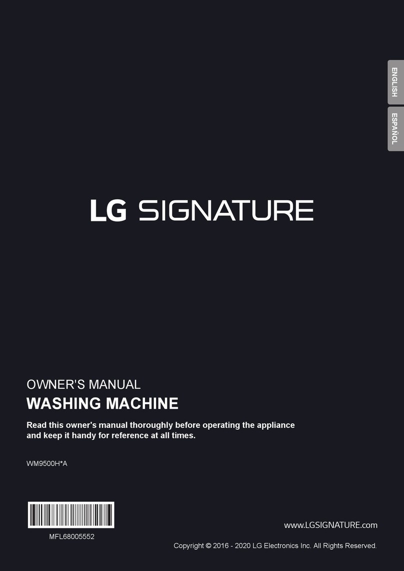 LG SIGNATURE WM9500H A Series User manual