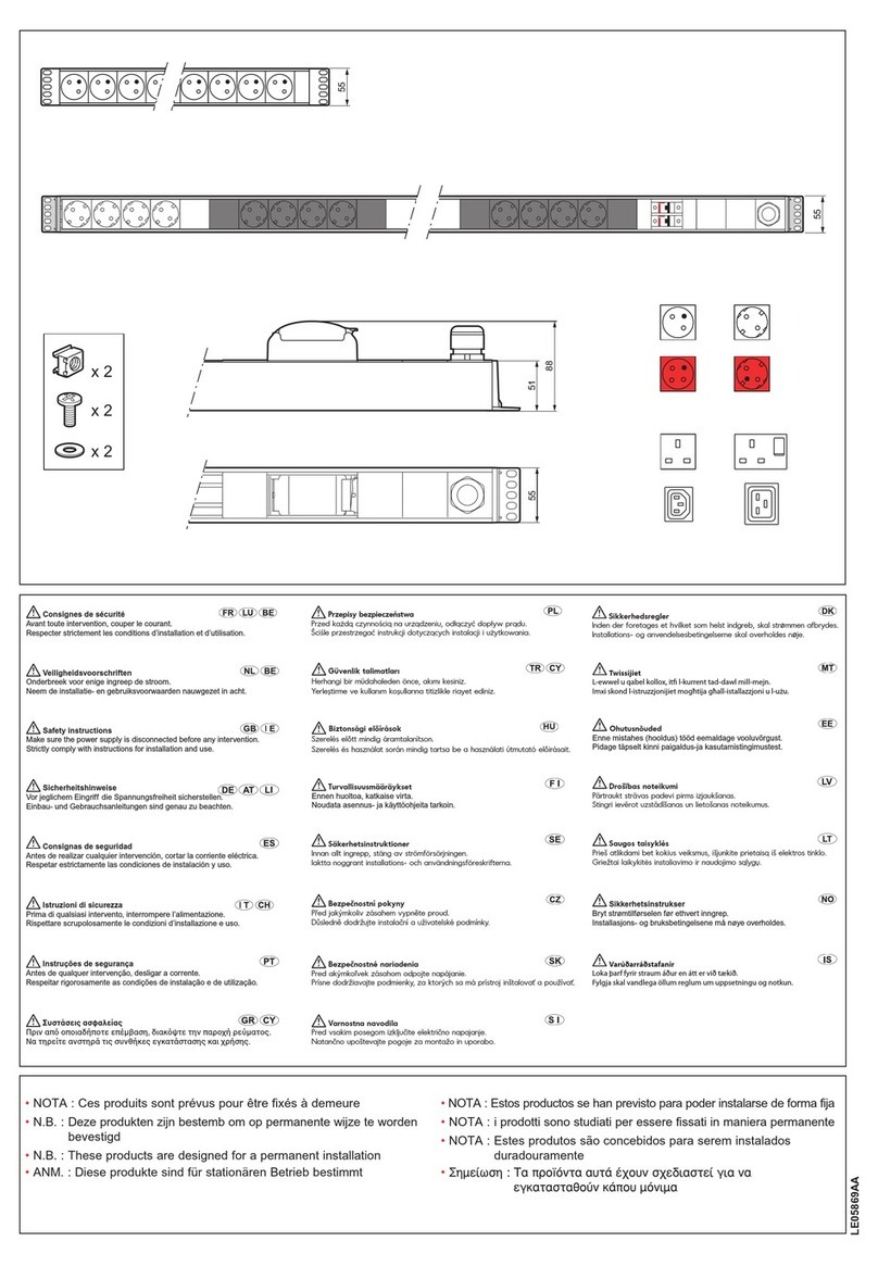 LEGRAND 0 462 24 manual