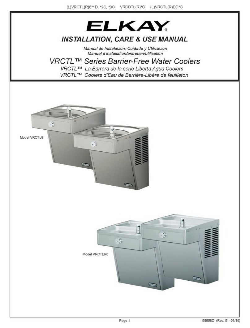 Elkay VRCTL Series Installation manual
