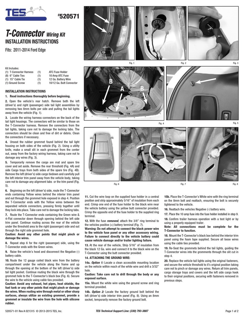 TES 520571 installation instructions