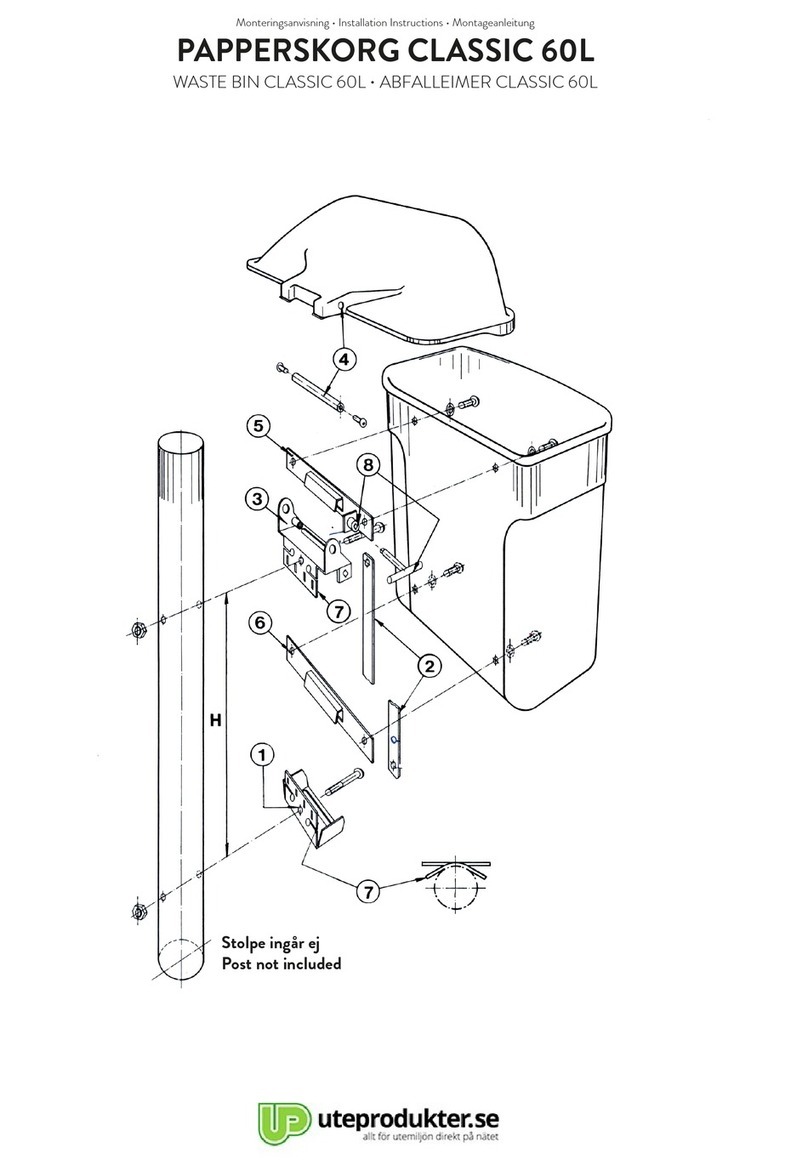 FORMENTA WASTE BIN CLASSIC 60L User manual