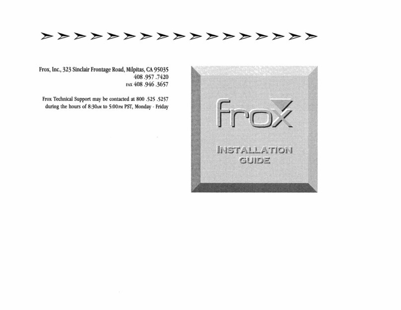 Frox FroxSystem installation guide
