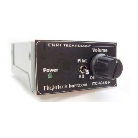 FlightTech Intercoms ITC-404SP manual