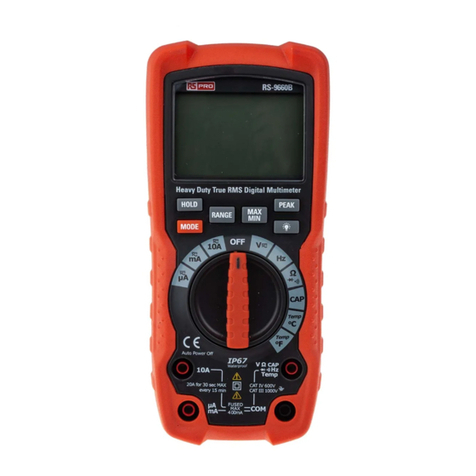RS PRO RS-9660B User manual