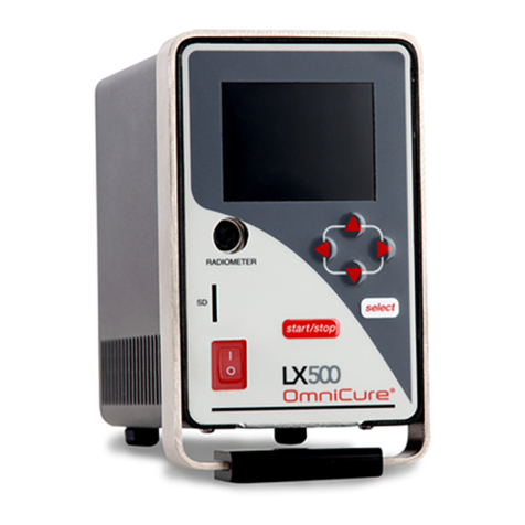 Excelitas Technologies OmniCure LX500 Installation and operating manual