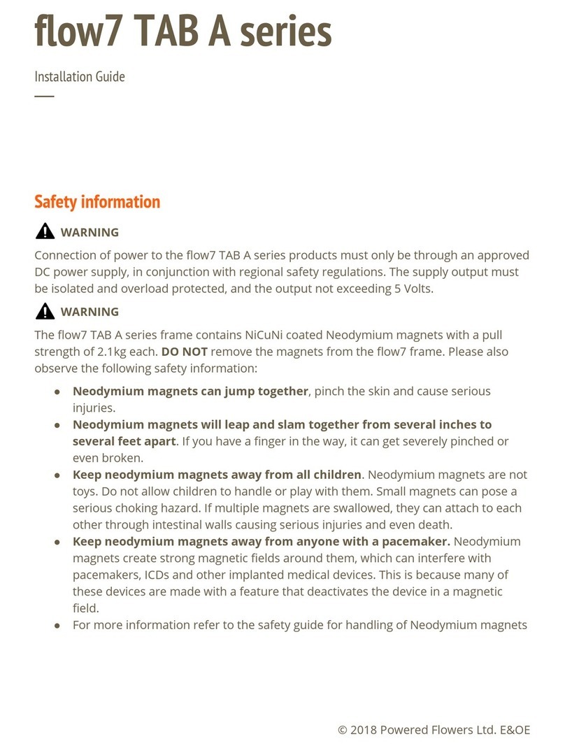 flow7 TAB A Series installation guide