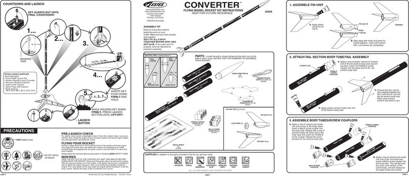 Estes Converter 2029 User manual