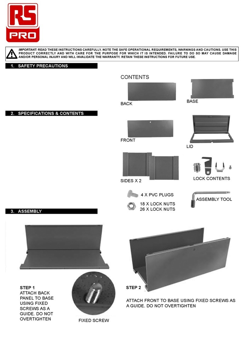 RS PRO 851-7528 User manual