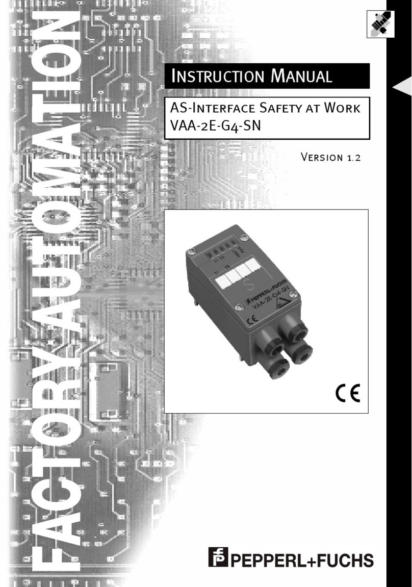 Pepperl+Fuchs VAA-2E-G4-SN User manual