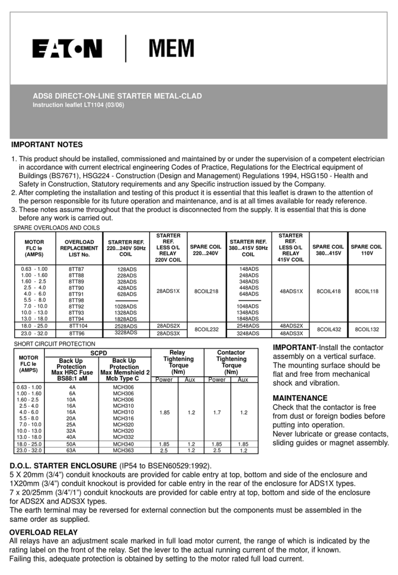 Eaton ADS8 Series Manual