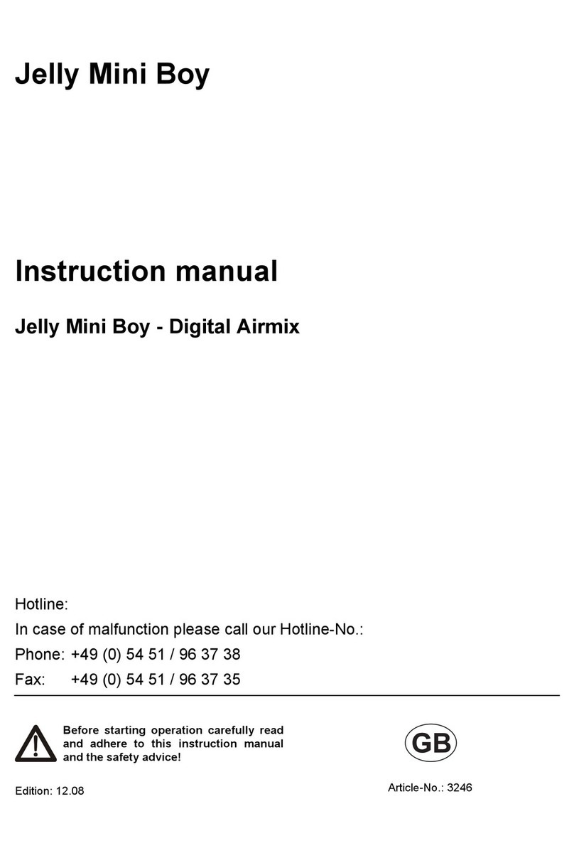 Boyens Backservice Jelly Mini Boy Digital Airmix instruction manual