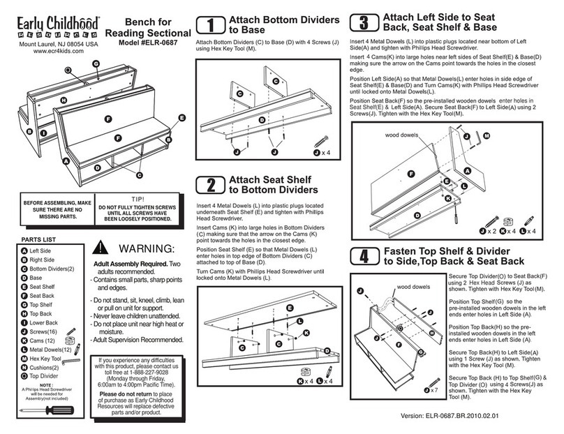 Early Childhood Resources ELR-0687 User manual
