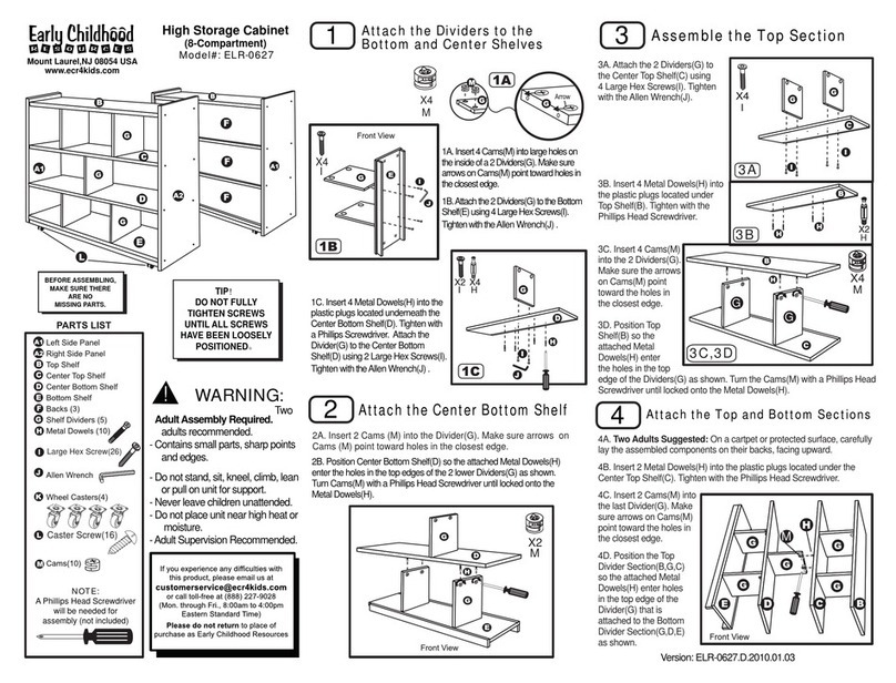 Early Childhood Resources ELR-0627 manual