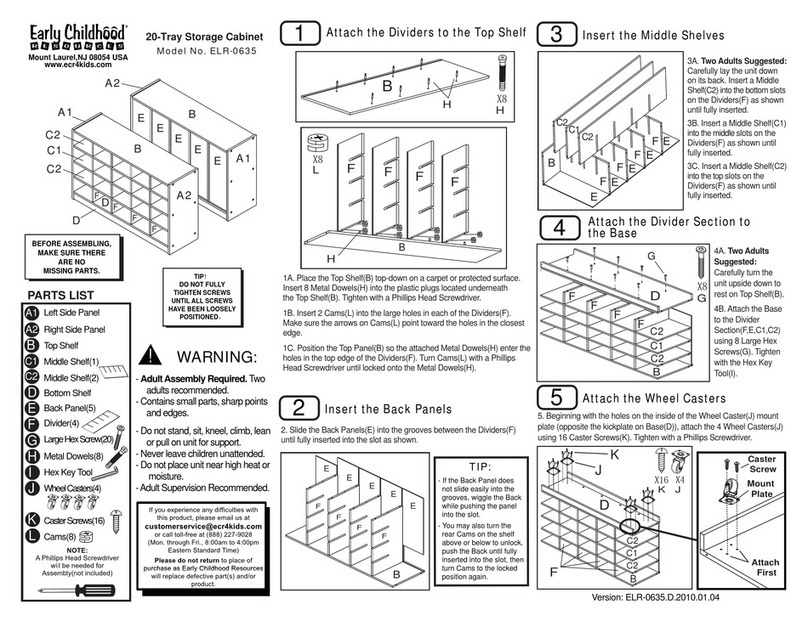 Early Childhood Resources ELR-0635 User manual