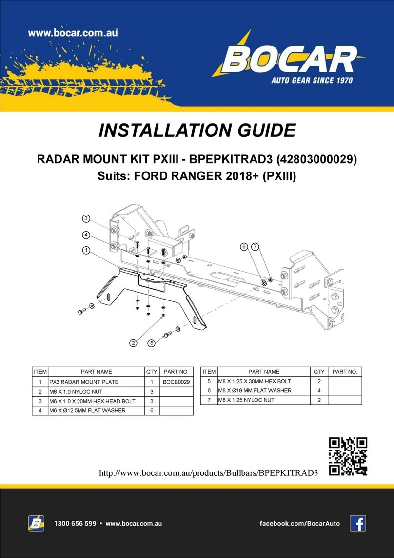 Bocar BPEPKITRAD3 installation guide
