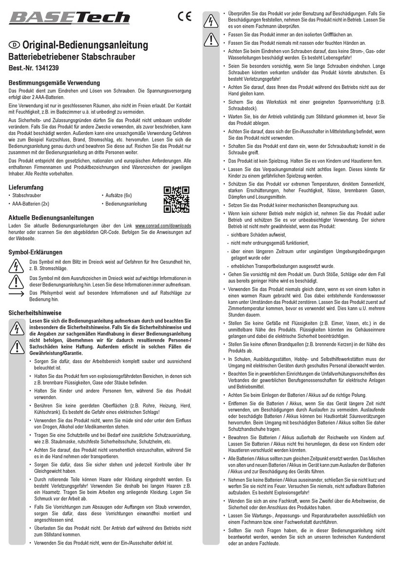 BASETech 1341239 Original operating instructions