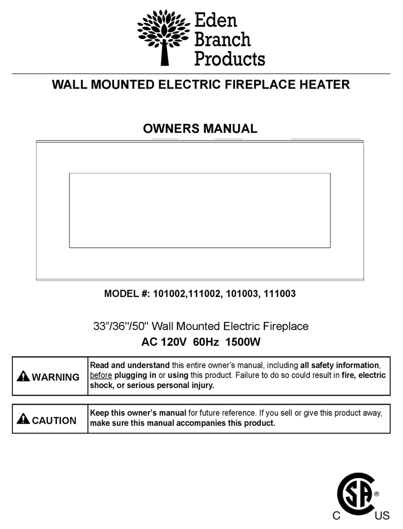 Eden Branch Products 101002 owner's manual