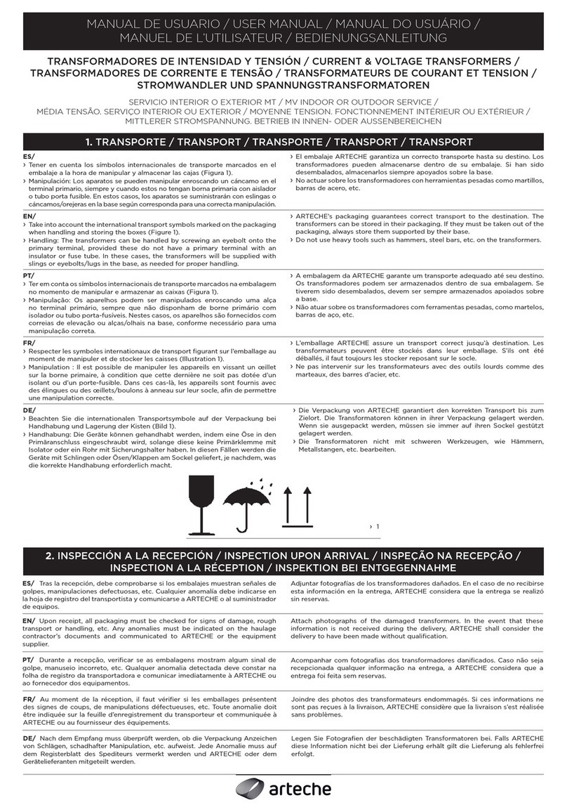 Arteche ACD-24 User manual