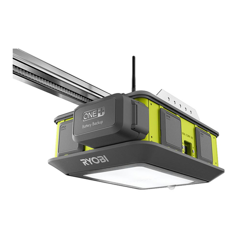 Ryobi GD201 Addendum manual