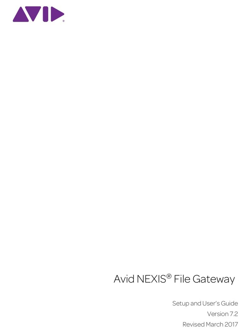Avid Technology NEXIS File Gateway Setup and user guide