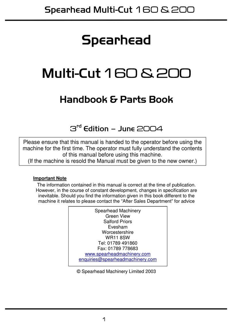 GreenTec Spearhead Multi-Cut 160 Handbook & Parts Book