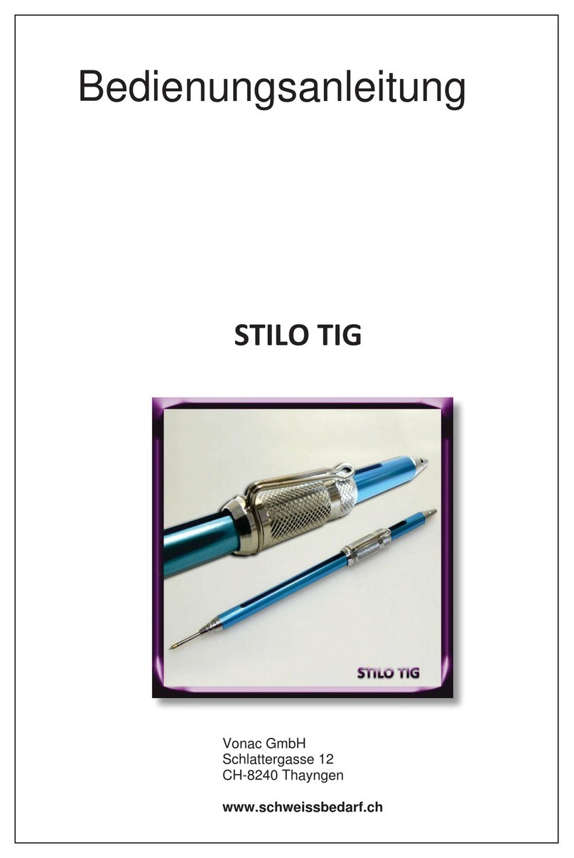 Vonac STILO TIG quick start guide
