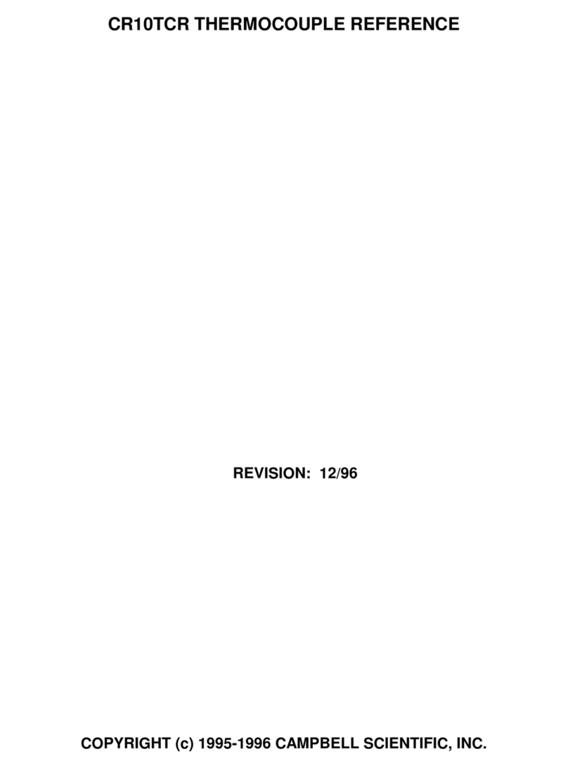 Campbell CR10TCR User manual