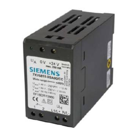 Siemens 7XV5810-0.A00 User manual Siemens 7XV5810-0.A00 User manual
