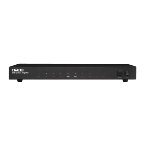 Monacor HDMS-208 User manual