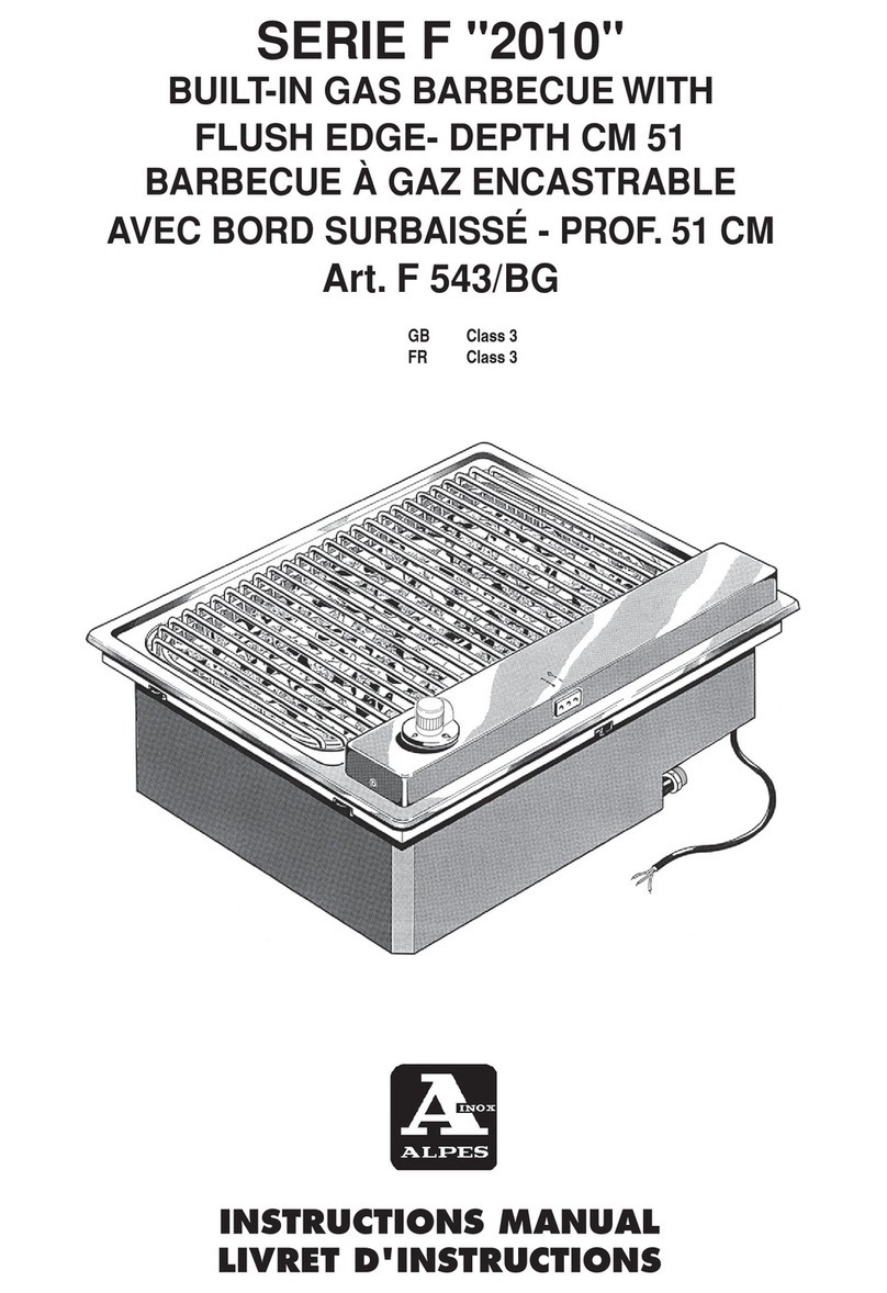 Alpes Inox F 2010 Series instruction manual