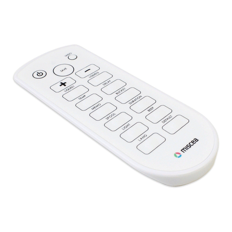 Miscea Remote Control instruction manual