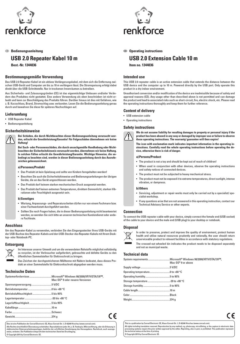 Renkforce RF-4032108 User manual