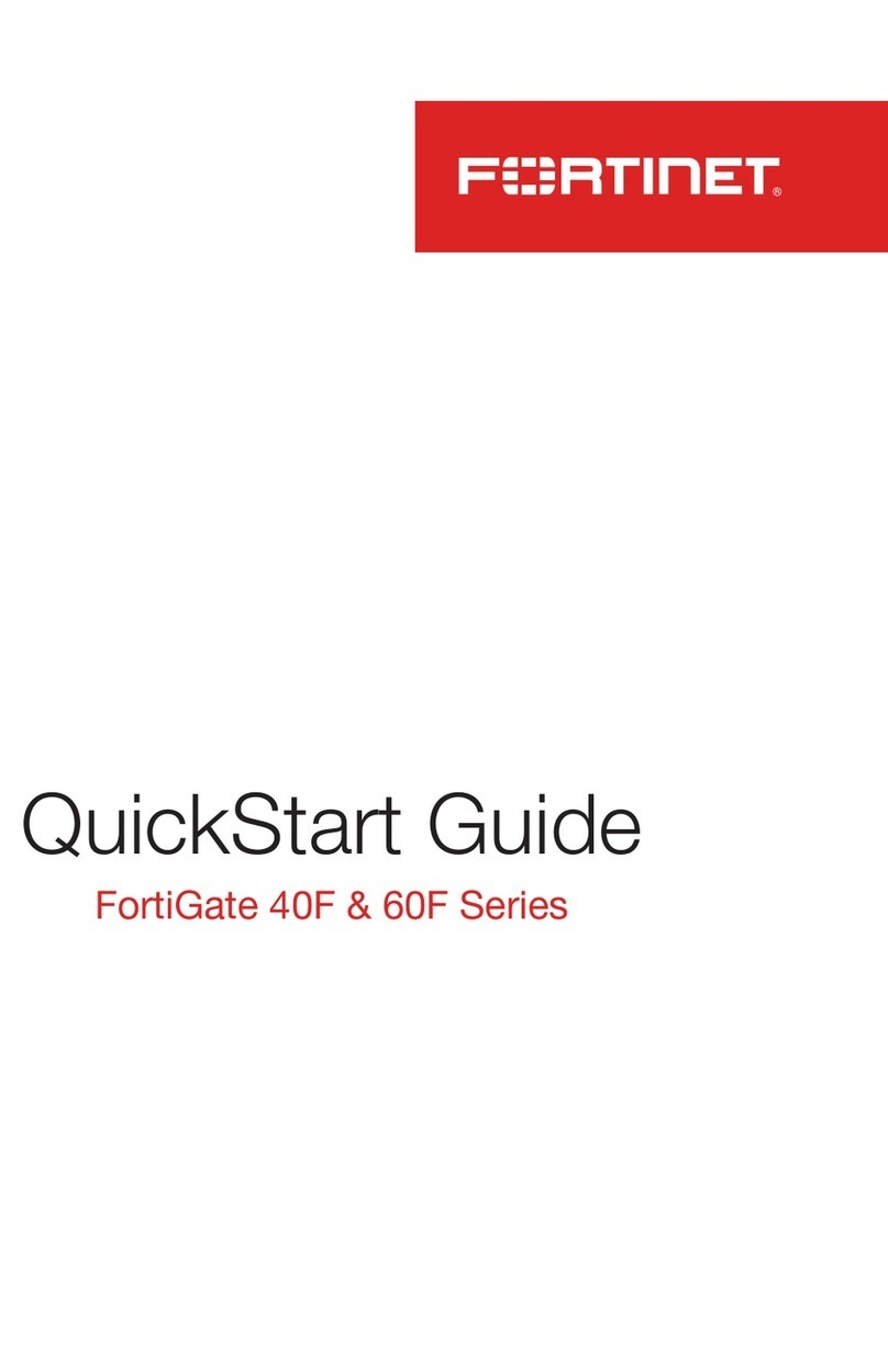 Fortinet FortiGate 40F Series User manual