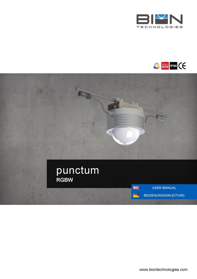 BION punctum RGBW User manual