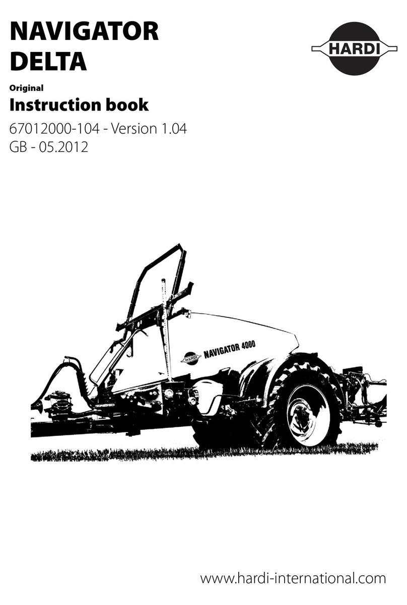 Hardi NAVIGATOR DELTA User manual
