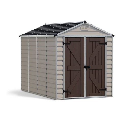 Palram Skylight 6x10 Tan User manual