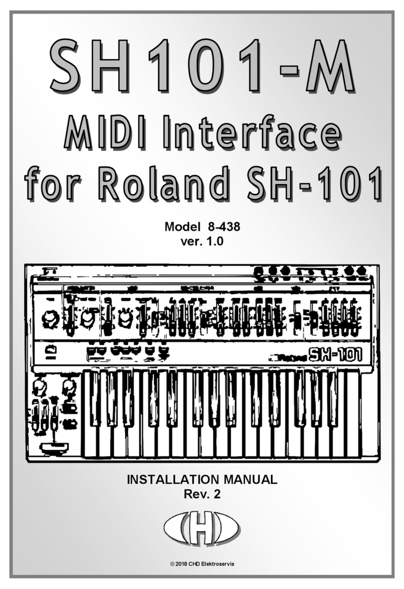CHD Elektroservis SH101-M installation manual