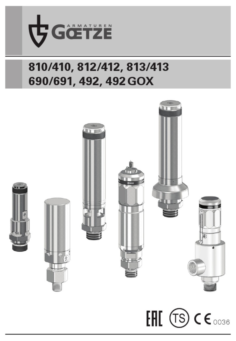 Goetze 810 Series Assembly and maintenance instructions