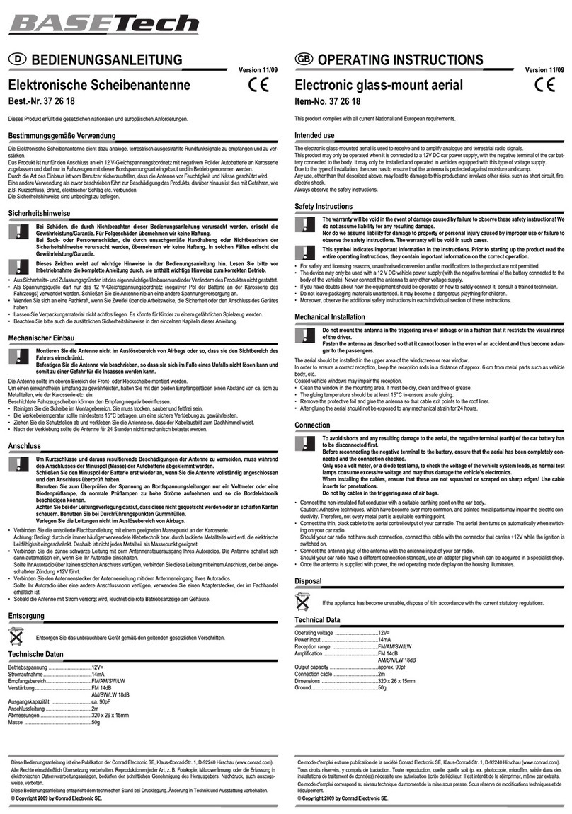 BASETech 37 26 18 User manual
